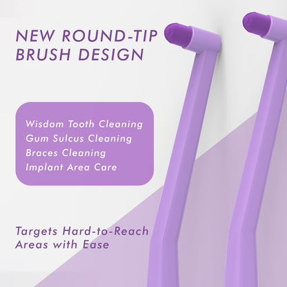 CEELIKE End Tuft Toothbrush – Orthodontic &amp; Braces Care Toothbrush
