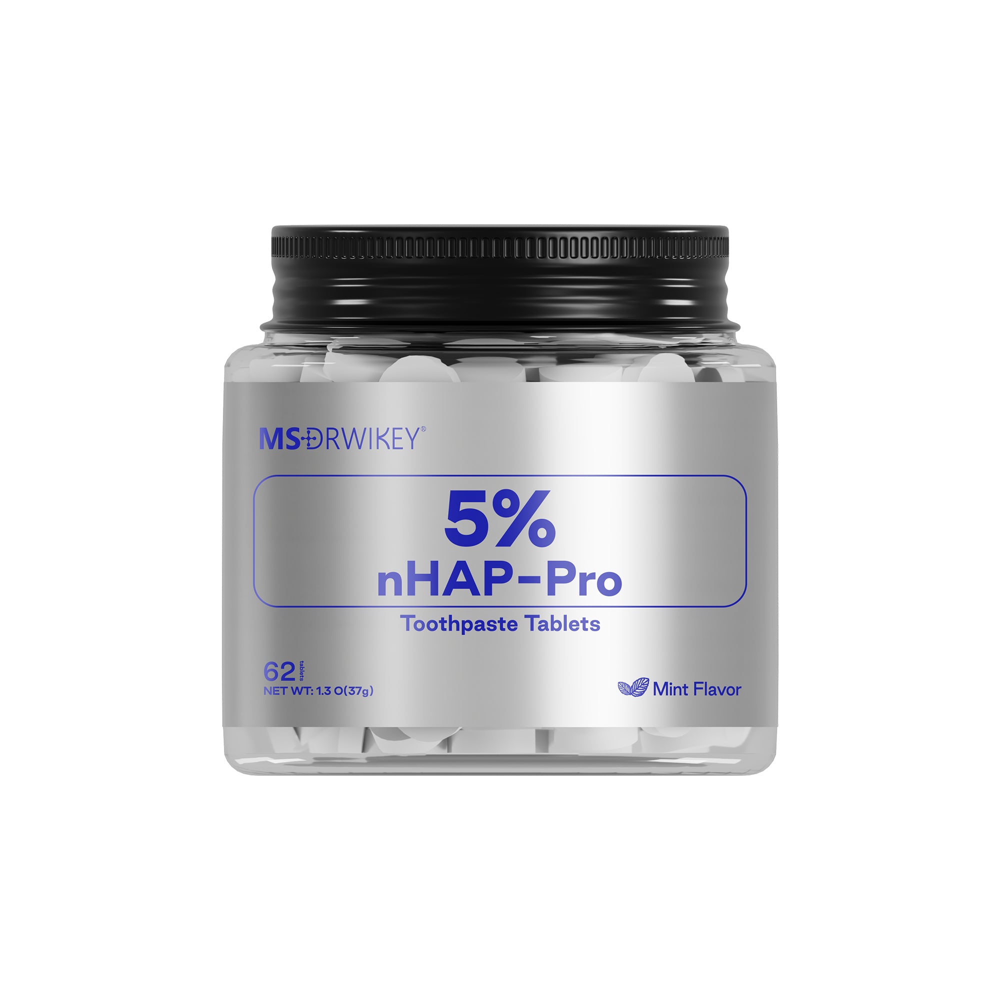 MSDRWIKEY 5% Hydroxyapatite Solid Toothpaste Tablets