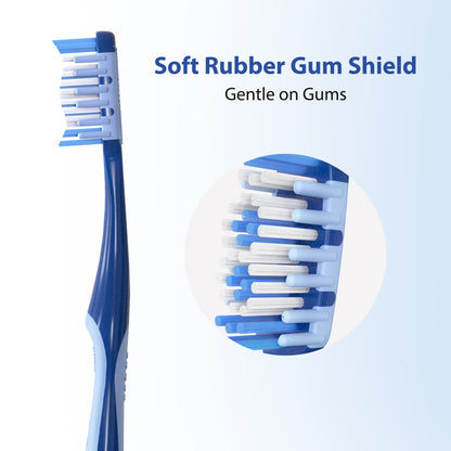 CEELIKE Soft Cross Bristle Toothbrush-Comfortable Daily Care