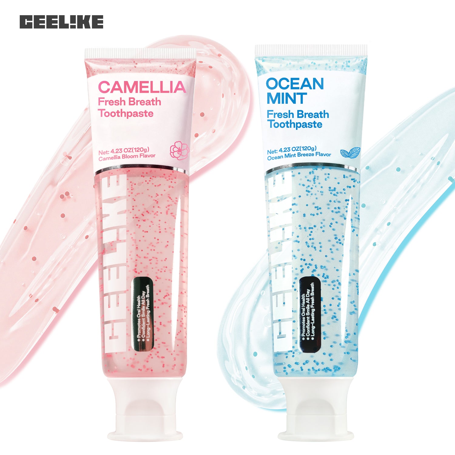 CEELIKE Fresh Toothpaste 4-Pack – Multi-Flavored Daily Freshness
