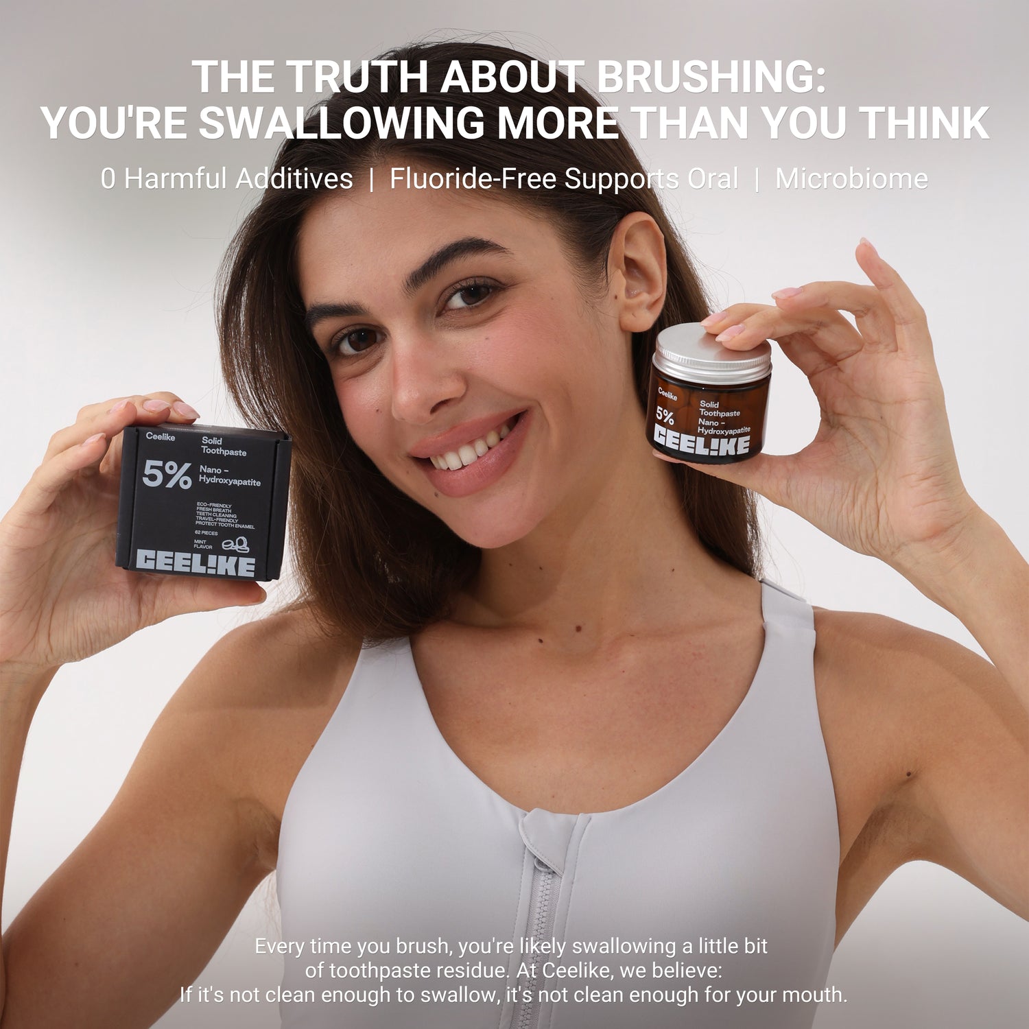 CEELIKE Solid Toothpaste — Advanced Enamel Care &amp; Natural Whitening