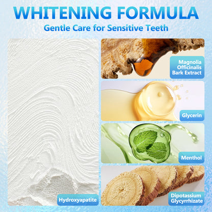 CEELIKE 5% Hydroxyapatite Tooth Powder — Whiter, Stronger, Naturally Clean