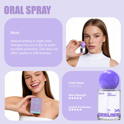 CEELIKE Espray Oral Probiótico - Refrescante de Aliento de 20 ml para una Frescura Duradera y Salud Bucal