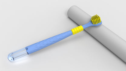 CEELIKE 3-Sided Soft Bristle Toothbrush – Complete Care