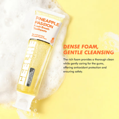 CEELIKE Pineapple Passion Toothpaste –Fresh Breath, 120g