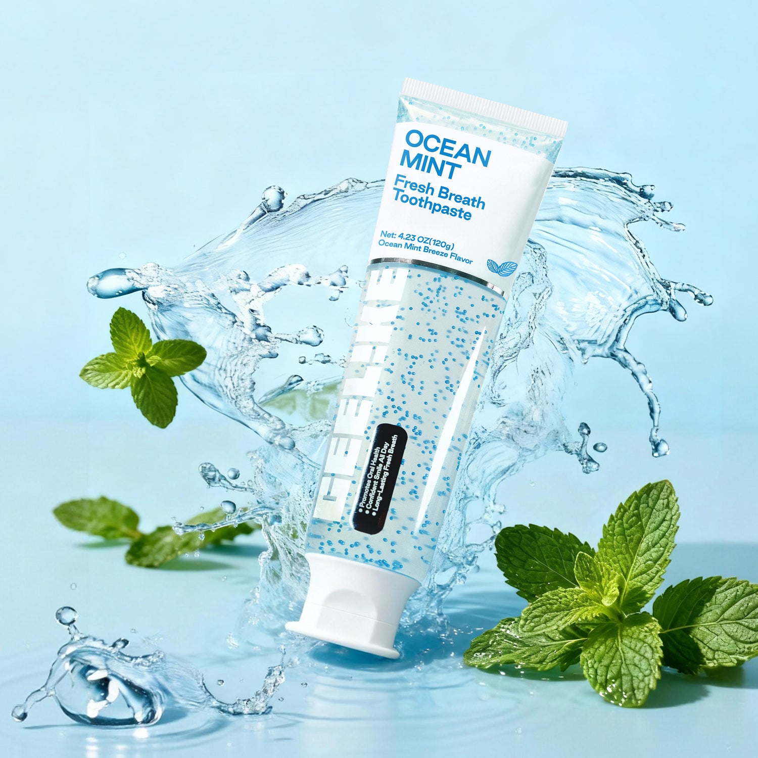 CEELIKE Ocean Mint Fresh Breath Toothpaste – Clean, Cool &amp; Refreshing 120g