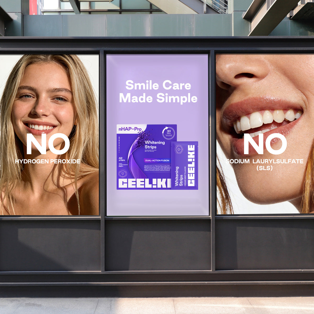 CEELIKE Hydroxyapatite Tooth Strips | Comfort Fit Oral Strips