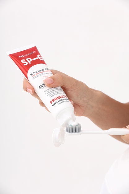 MSDRWIKEY SP-6 Whitening Toothpaste – Brighten Your Smile with the Power of 6 Probiotics