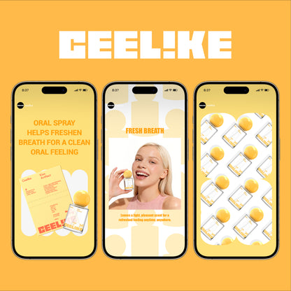 CEELIKE — Orange Smile Mist 20ml. Juicy. Bright. Refreshing.