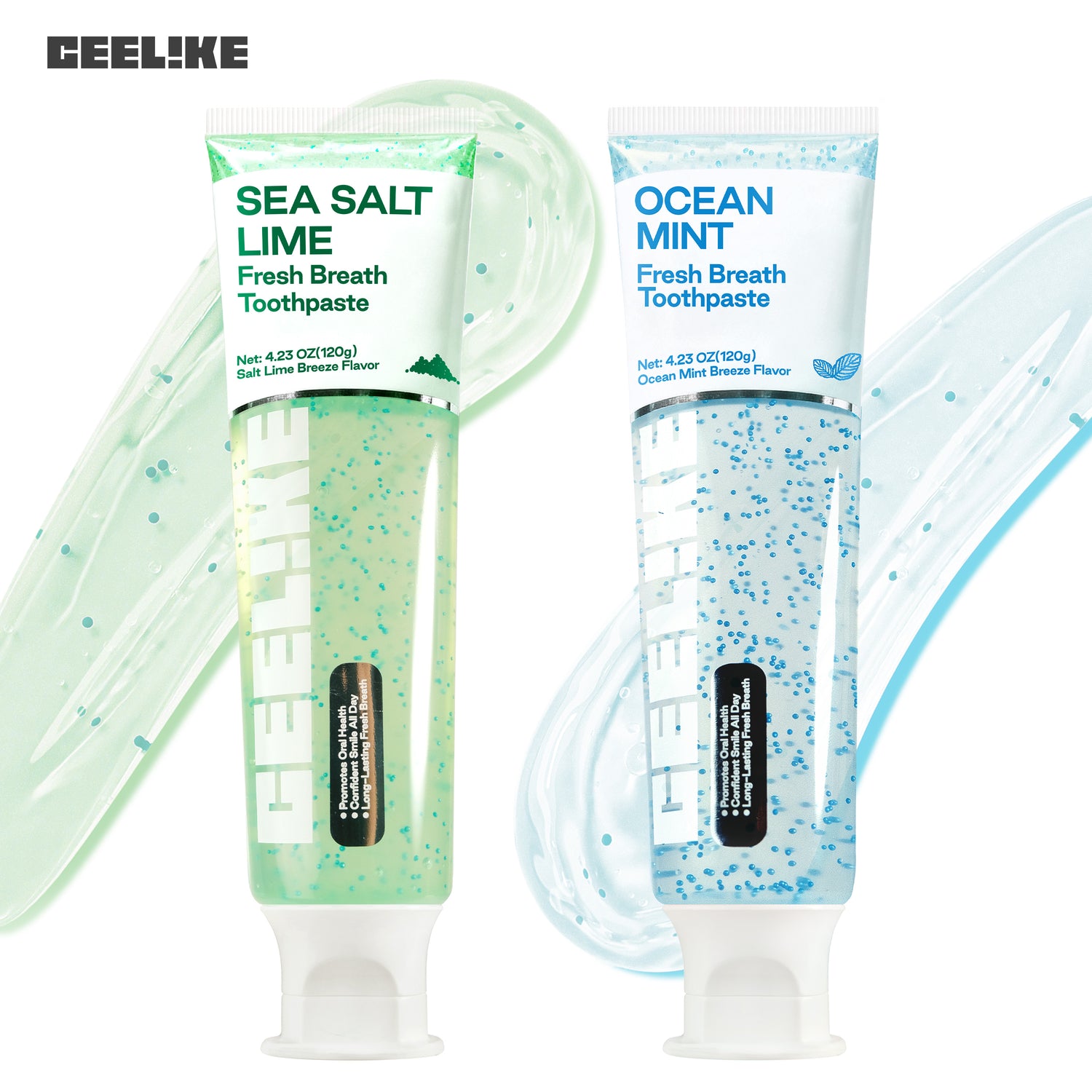 CEELIKE Fresh Toothpaste 4-Pack – Multi-Flavored Daily Freshness