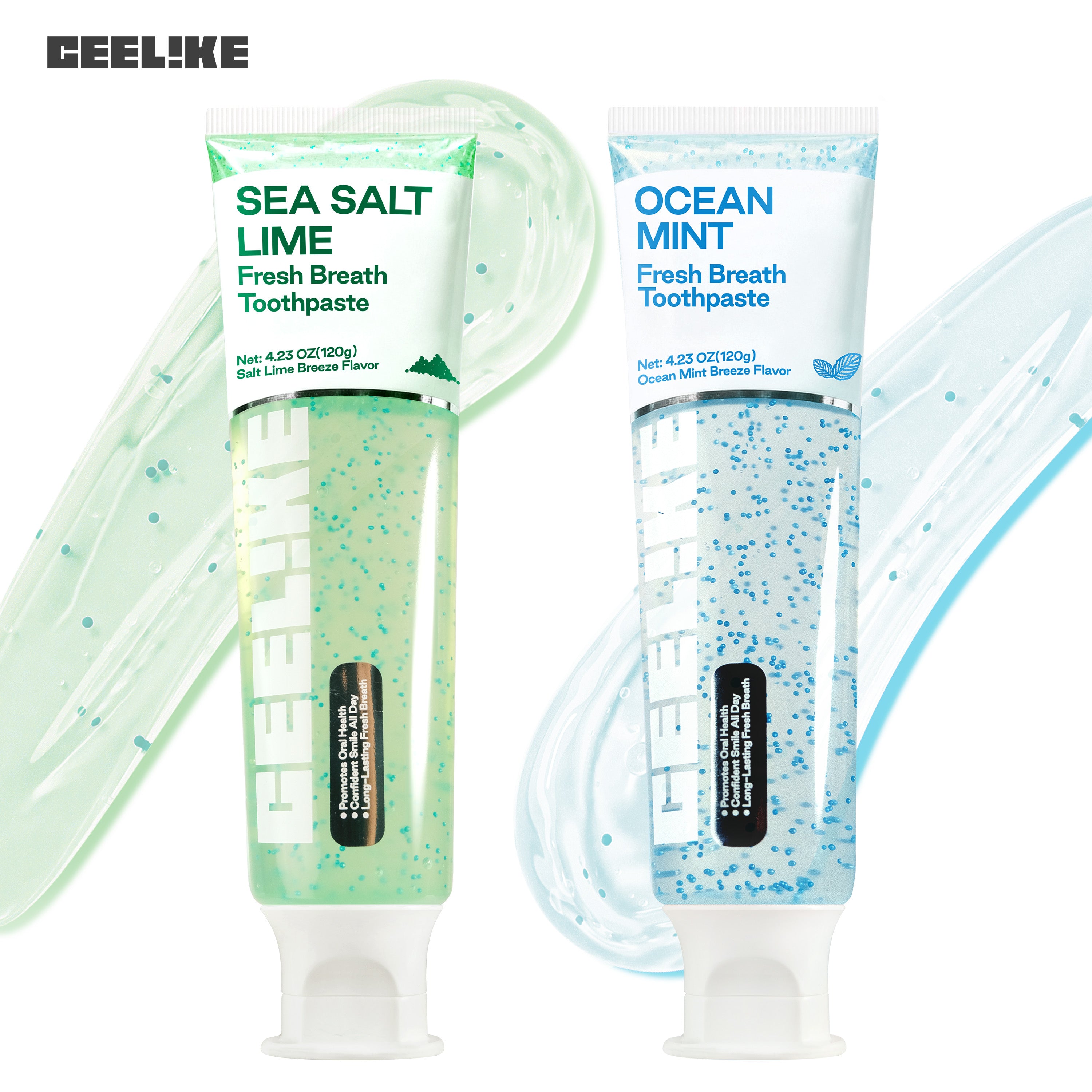 CEELIKE Fresh Toothpaste 4-Pack – Multi-Flavored Daily Freshness