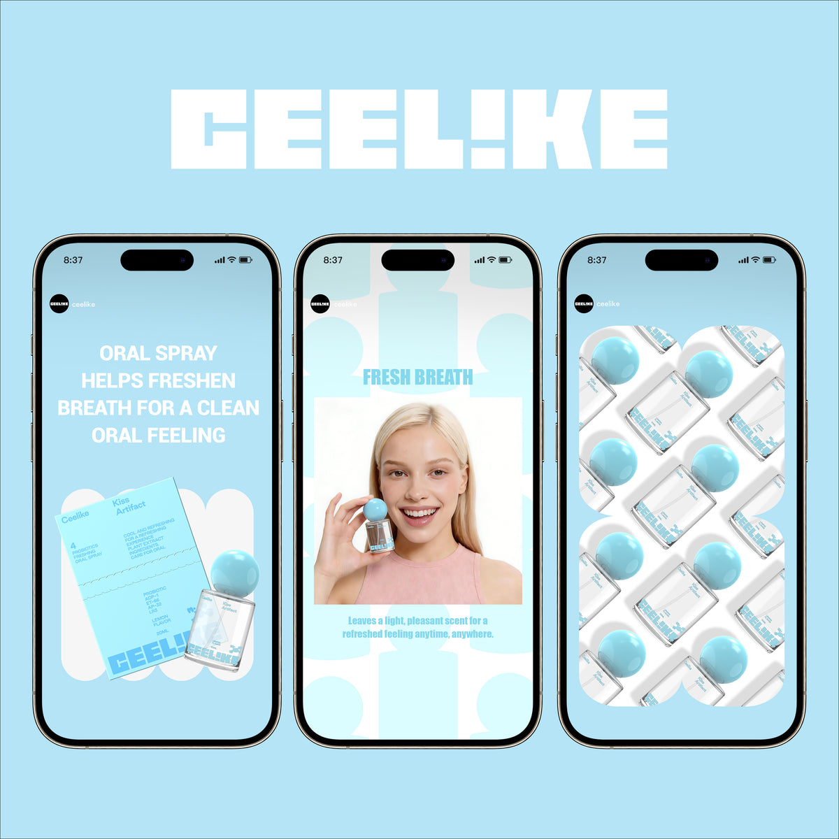 CEELIKE — Lemon Smile Mist 20ml. Zesty. Fresh. Refreshing.