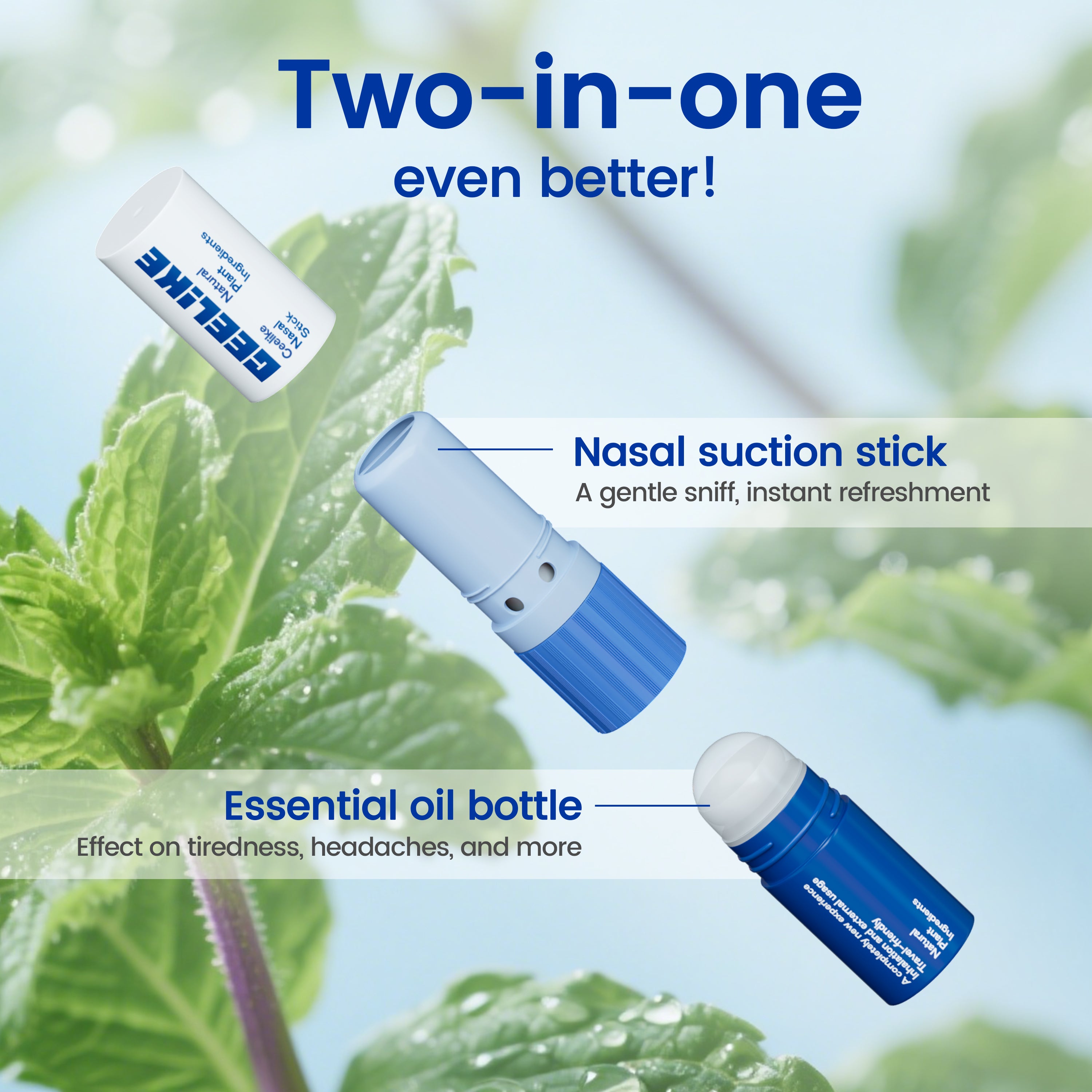 CEELIKE Peppermint Nasal Stick – Cool, Crisp, Instant Refresh