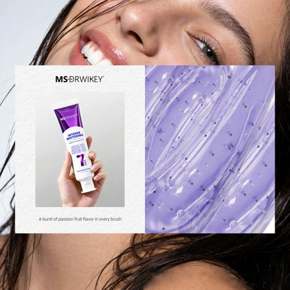 MSDRWIKEY 7 Pro Purple Whitening Toothpaste - Deep whitening, strong cleaning, confident smile, shining every day