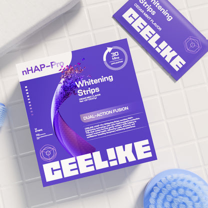 CEELIKE Hydroxyapatite Whitening Strips. Smooth. Clean. Visibly Refreshed.