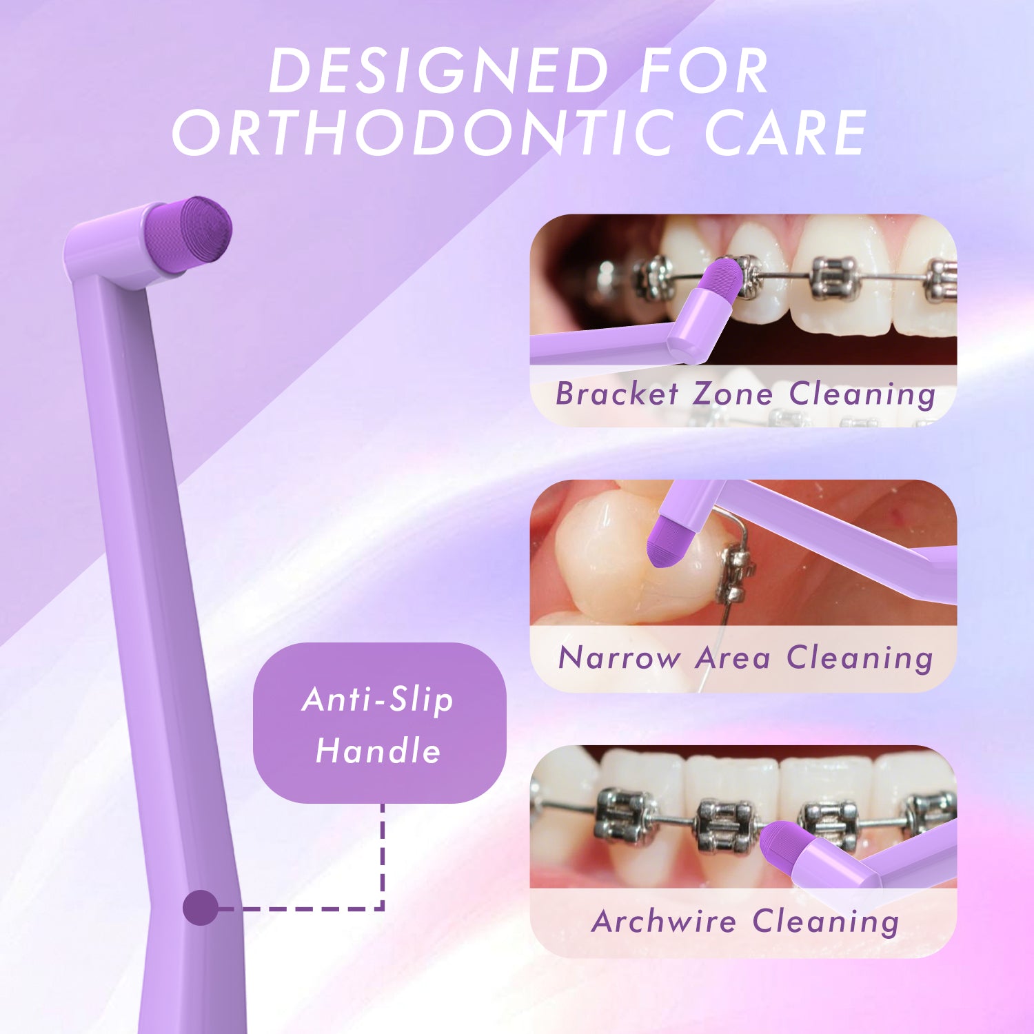 CEELIKE End Tuft Toothbrush – Orthodontic &amp; Braces Care Toothbrush