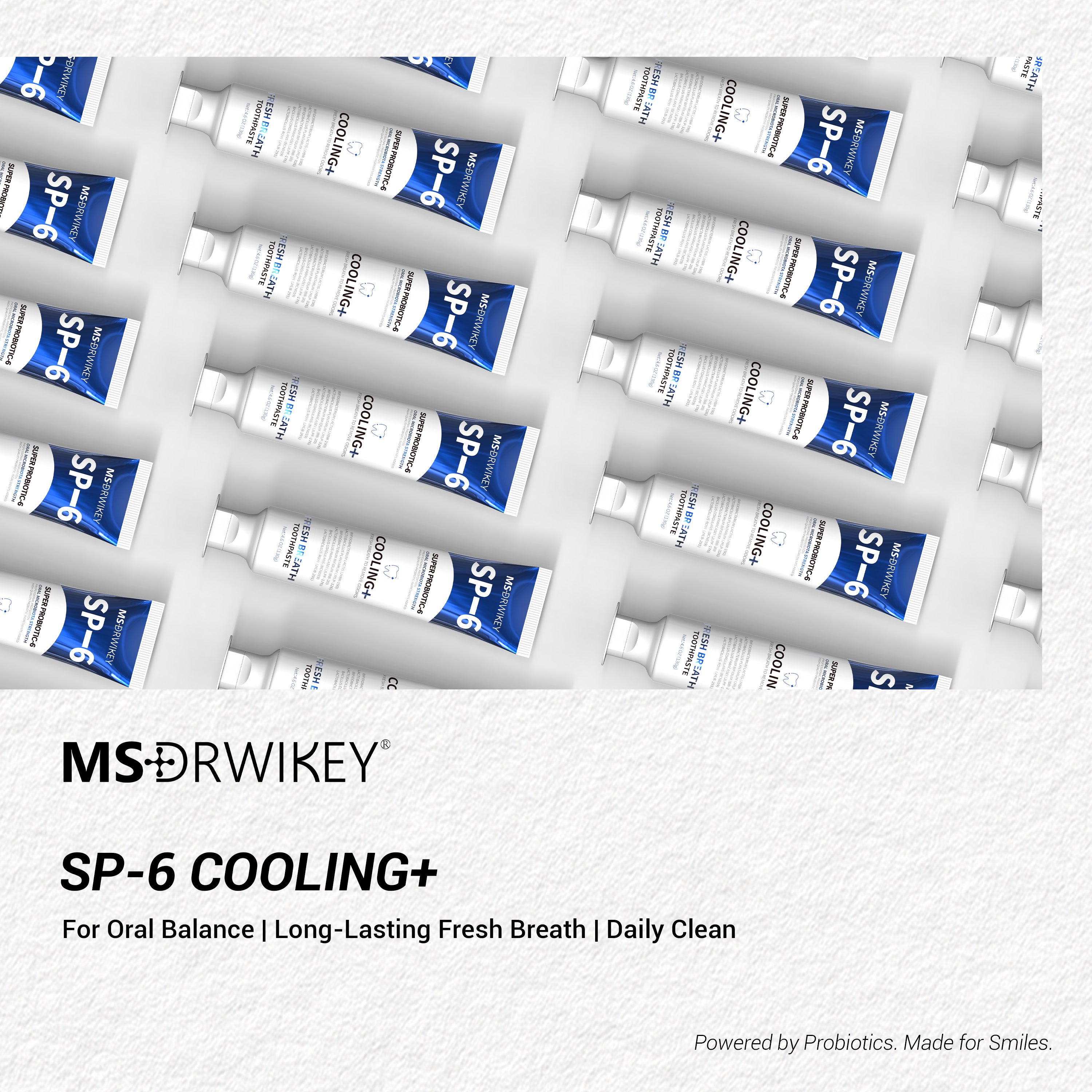 MSDRWIKEY Cool Breath Refreshing Toothpaste 2-Pack – Experience lasting freshness, a Christmas gift for oral care