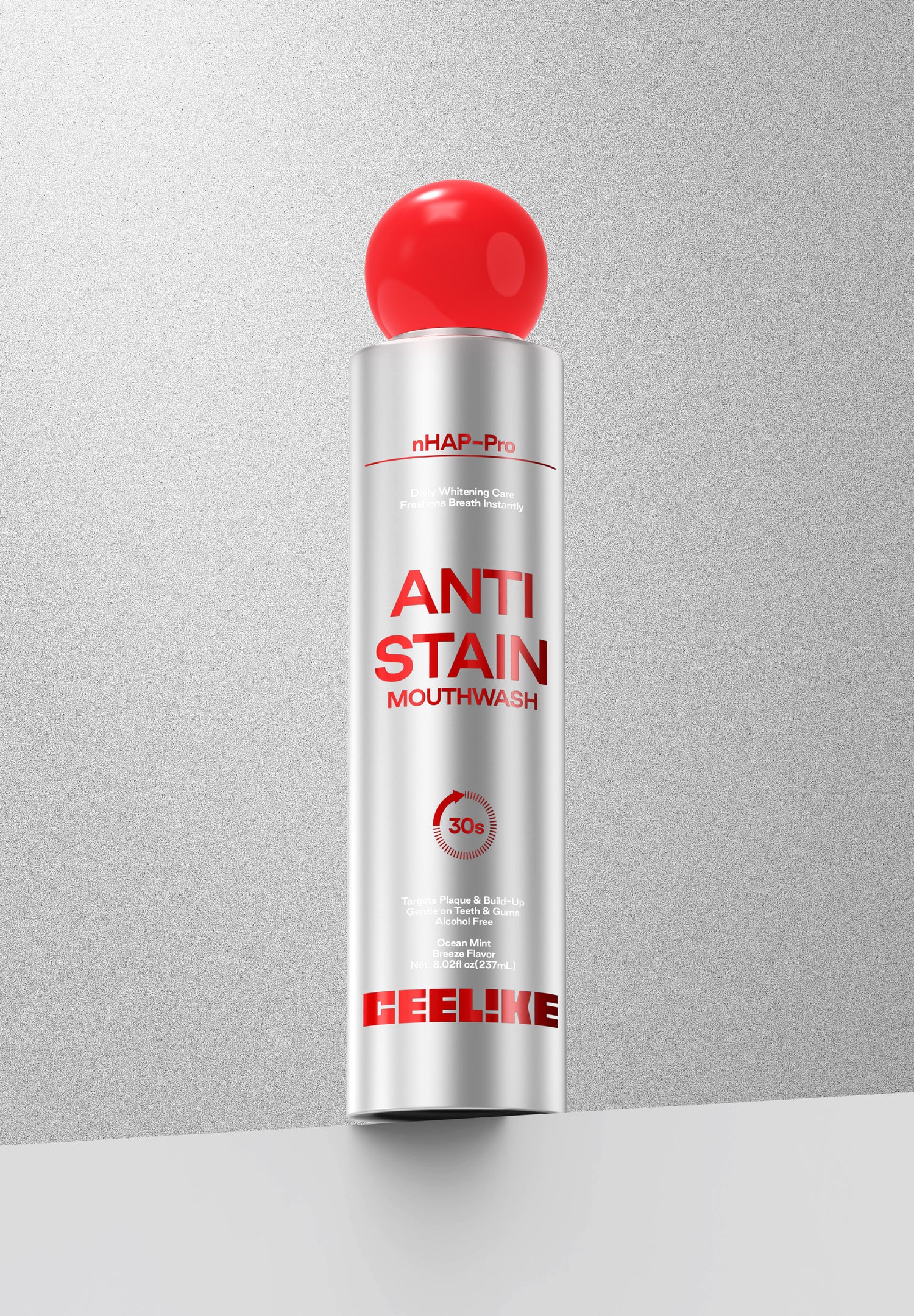 CEELIKE Gentle Stain Defense Mouthwash, Long-Lasting Fresh Oral Rinse 120ml