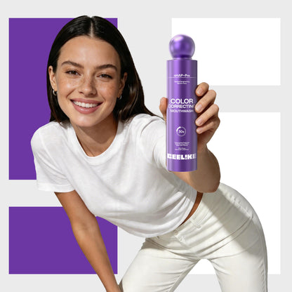 GEELIKE Purple Color Correcting Whitening Mouthwash