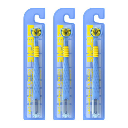 CEELIKE 3-Sided Soft Bristle Toothbrush – Complete Care