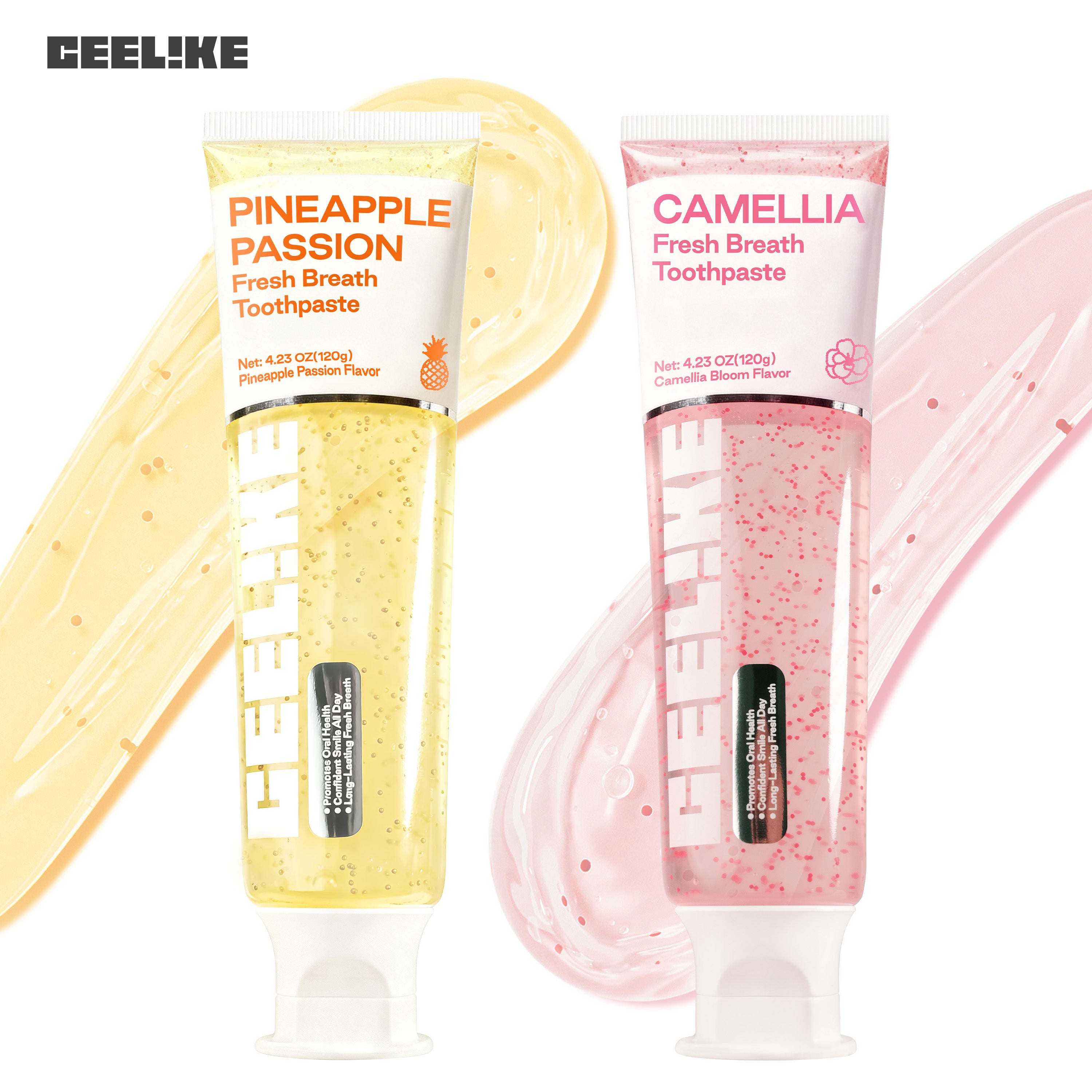 CEELIKE Fresh Toothpaste 4-Pack – Multi-Flavored Daily Freshness