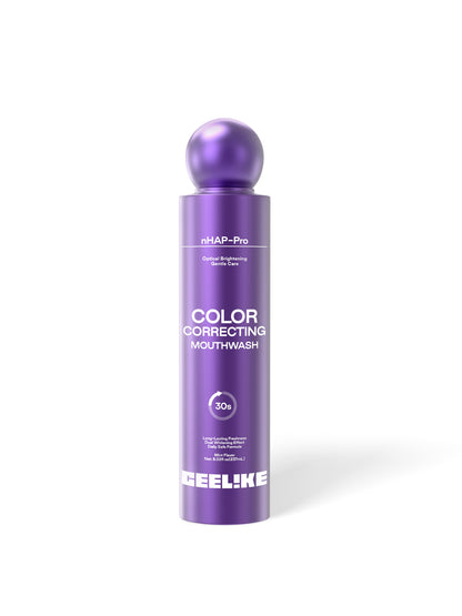 GEELIKE Purple Color Correcting Whitening Mouthwash