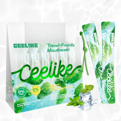 CEELIKE Ice Mint Portable Mouthwash — Instant Freshness, Anytime, Anywhere