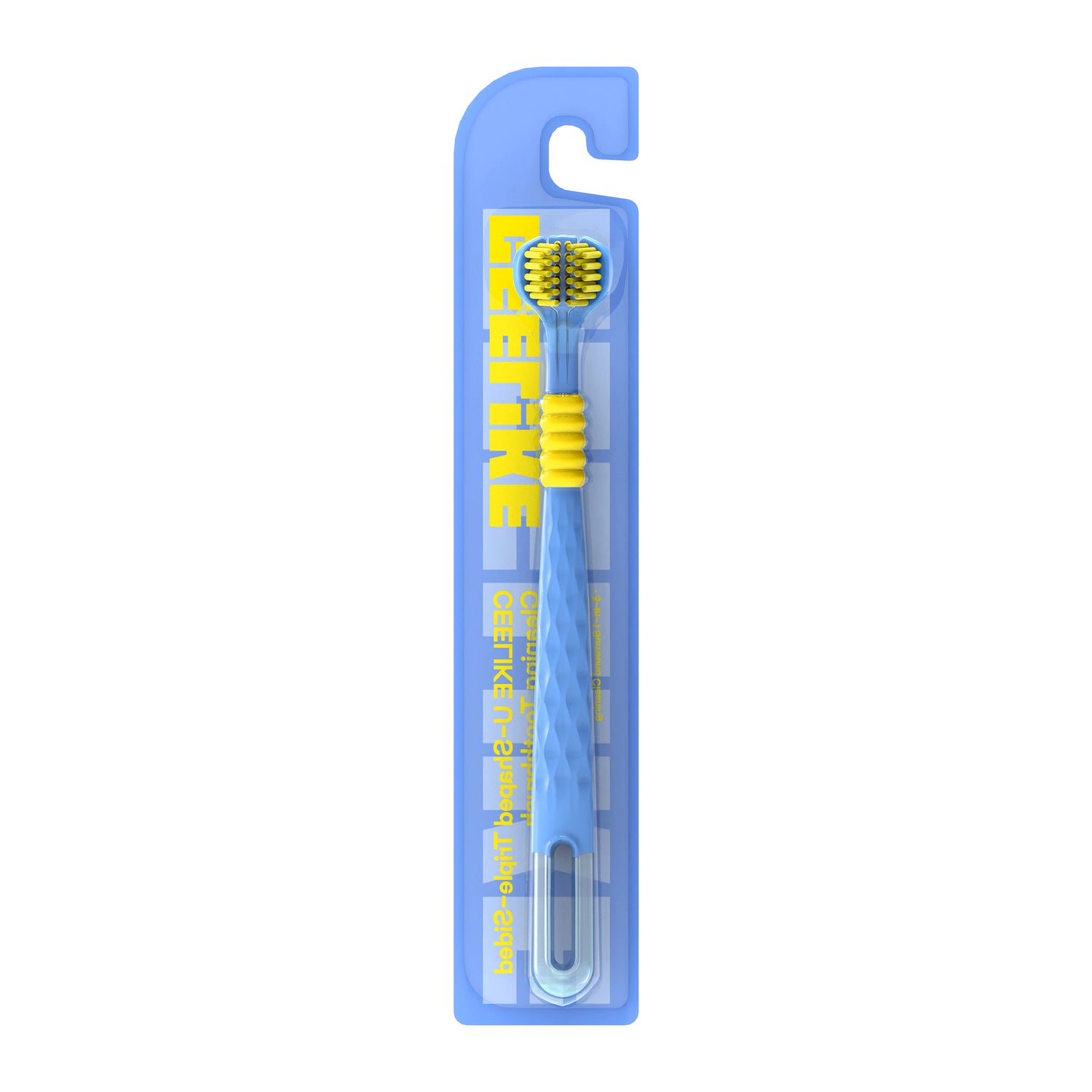 CEELIKE 3-Sided Soft Bristle Toothbrush – Complete Care