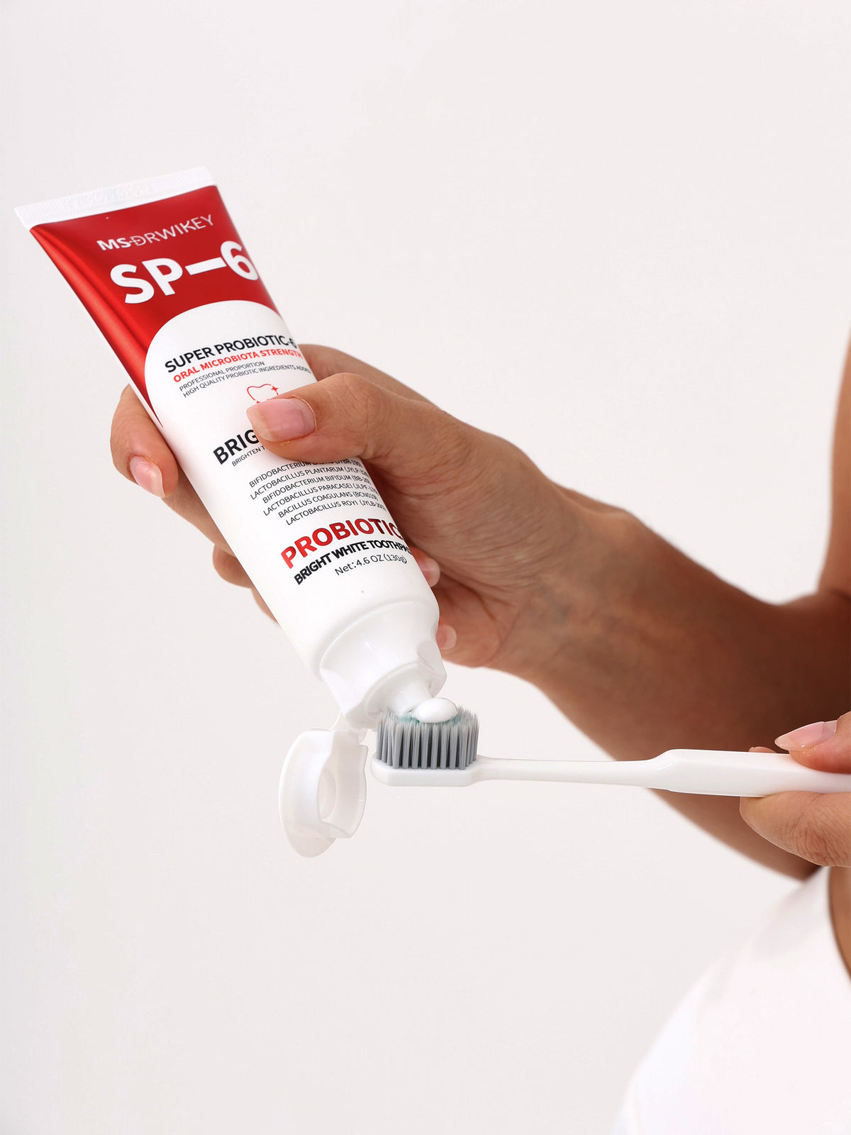 MSDRWIKEY SP-6 Whitening Toothpaste – Brighten Your Smile with the Power of 6 Probiotics