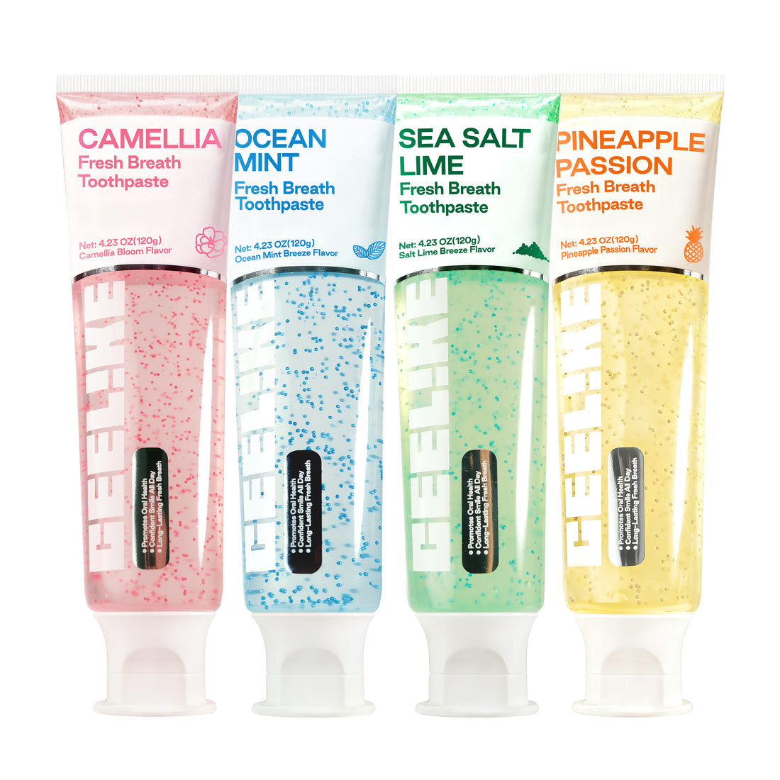 CEELIKE Fresh Toothpaste 4-Pack – Multi-Flavored Daily Freshness