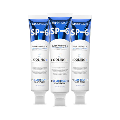 MSDRWIKEY Cool Breath Fresh Toothpaste 3-Pack – Mint flavor, gives you long-lasting fresh breath